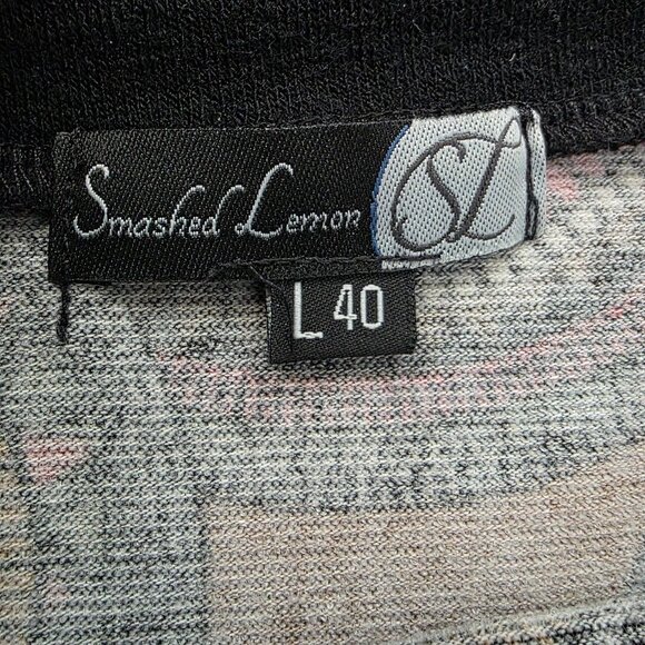 Modcloth Smashed Lemon Geo Print Skirt Size L - Picture 2 of 6